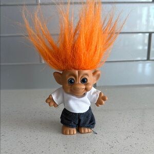 🏴 vintage Troll Doll with Orange Hair